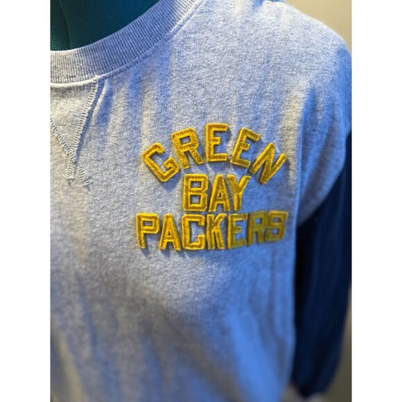 Vintage-Inspired Green Bay Packers Felt Chest Logo with Kangaroo Pocket XL Mitch - Picture 1 of 6